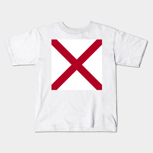 Alabama Flag, USA Kids T-Shirt by flag for all